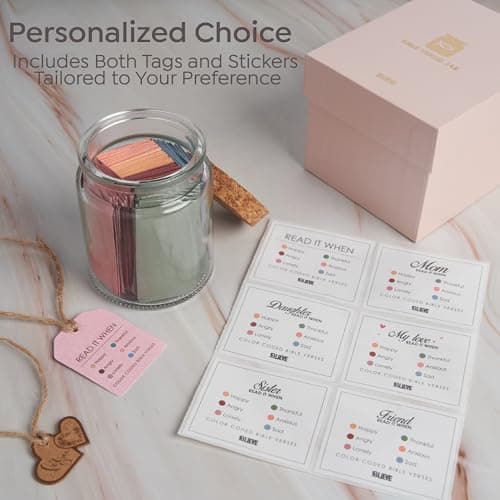 Christian Gifts For Woman: An Inspirational Bible Verse Jar for Graduation, Birthdays, Christmas, and Special Occasions. BLIEVE Read Me When Bible Verse Jar For Women B0F96RYMW8
