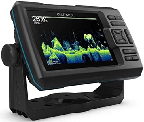 Garmin 010-02551-00 STRIKER Vivid 5cv Fishfinder With GT20 Transducer and Protective Cover, 5-inch Color Display, 800x480 Pixels Resolution, Vivid Scanning Sonar Color Palettes, High-sensitivity GPS
