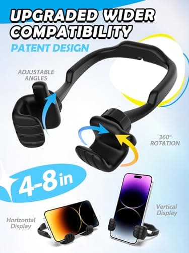 Stocking Stuffers for Teens Boys Girls Adults Cell Phone Stand Patented 2 Pack Thumbs Up Lazy Phone Holder for iPhone Cellphone Stand for Desk Fun Birthday Gifts for Kids Men Women Wife