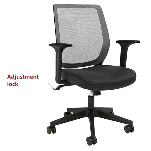 Staples Ergonomic Task Chair, Mesh, Ergonomic, Adjustable Height, Swivel