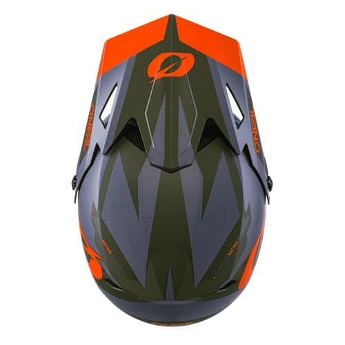 O'Neal Sonus Deft Mountain Bike Helmet Olive/Orange MD