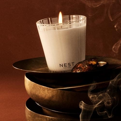 Up to 60-Hour Burn Time - Reusable Glass Vessel - 8.1 oz NEST New York Scented Classic Candle, Moroccan Amber B00394Z0PY