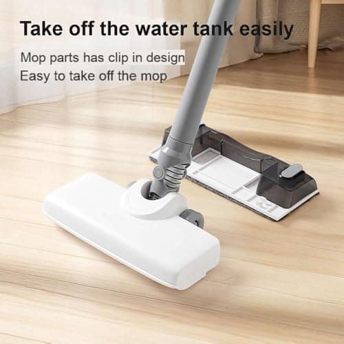 HDView Cordless Vacuum Cleaner, Up to 30Kpa and 30Mins Vacuum and Mop Combo, Lightweight Rechargable Stick Vacuum, Deep Cleans, Washes, for Home Hardwood Floor Pet Hair Carpet