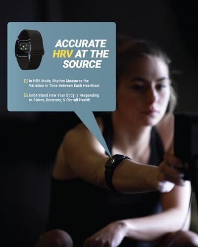 Scosche Rhythm+ 2.0 Heart Rate Monitor Armband for Running, Cycling, Exercise & Recovery with Bluetooth, ANT+, Optical Sensor for HRV & RRi Data, IP68 Waterproof Fitness Tracker with 24hr Battery Life