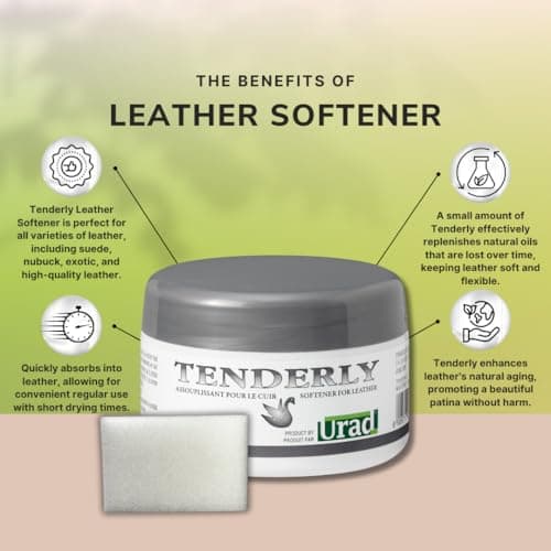 URAD Tenderly leather softener | 5 Ounces| Revitalize Your Boots, Shoes, and Furniture with the Best Moisturizing Formula!