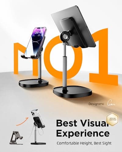 Office Gifts for Women, iPhone Stand, Gadgets for Men, Office Decor, Gaming Desk Accessories for Samsung Fold 8, Switch, iPad LISEN Cell Phone Stand Phone Holder for Desk, Office Decor Gadgets for Men B07Z82895W