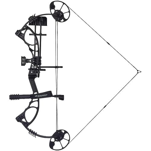 Diamond Archery Edge XT Adjustable Accurate Stable Fully Accessorized Versatile Compound Hunting Bow - 50 lbs Draw Weight