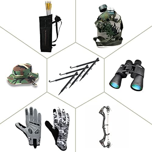 Highwild Tree Stand Bow Hanger Gear Holder Accessory Hook - Pack of 3