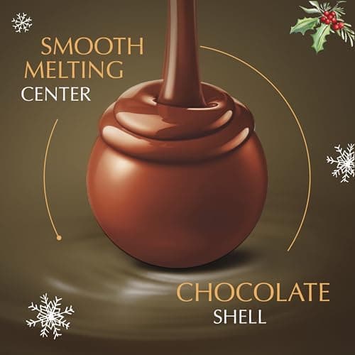 Lindt LINDOR Assorted Chocolate Candy Truffles Gift Box, Assorted Chocolate with Smooth, Melting Truffle Center, 7.6 oz.