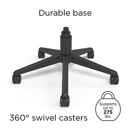 STAPLES Kroy Ergonomic Task Chair, Mesh, Ergonomic, Lumbar Support, Adjustable Height, Black