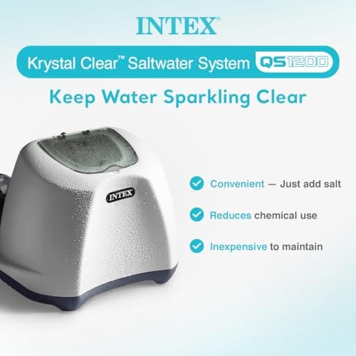 Intex Krystal Clear Saltwater System for Above-Ground Pools up to 15,000 Gallons