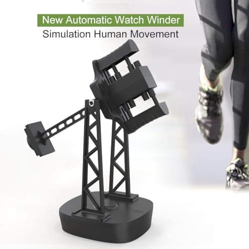 FEICHONGHO Single Watch Winder for Automatic Watches,Timer Shutdown,Adjustable Speed,Self Winding Turner,Rotating Device