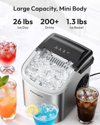 EUHOMY Ice Maker Machine