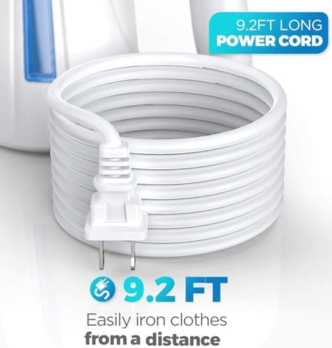 OGHom Steamer for Clothes, Handheld Clothing Steamer for Garment, 240ml Big Capacity 700W Portable Travel Steam Iron (Blue)