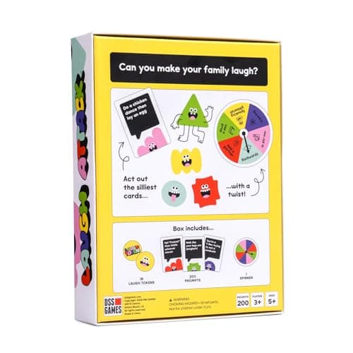 Laugh Attack [Can You Make Your Family Laugh? | Don’t Laugh Challenge Card Game For Kids, Teens, and Families | Great For Game Night, Reunions, Vacation | Kids Gift For Boys & Girls Ages 5+]