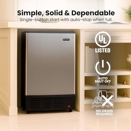 Whynter UIM-155 Stainless Steel Built-In Ice Maker