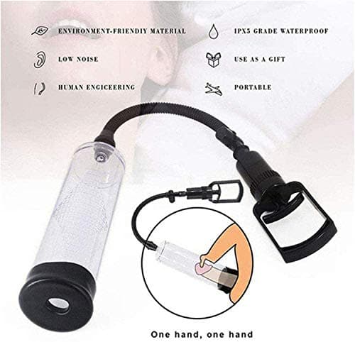 Men's Growth Pump with Strong Suction Vacuum Pump with ED Screen Powerful Electric Vacuum Pump Inch Adjustable Men's Underwear Set Training Tools to Be a Bigger Men 4104451