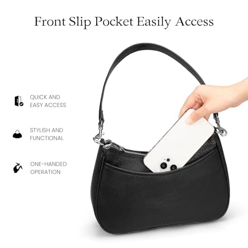 befen Genuine Leather Crossbody Bags for Women Anti Theft Shoulder Purse Trendy Hobo Bag with RFID Womens Handbag Purse