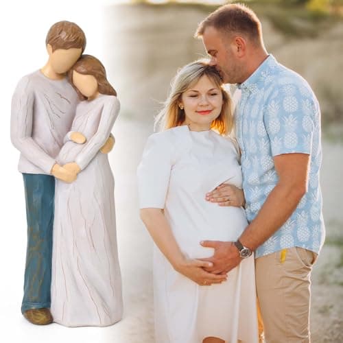 Sculpted Hand-Painted Pregnant figurine Pregnancy Gifts for Expecting Mom, Gender Reveal Gifts, Mom to Be Gift B0FMXRR8Z8