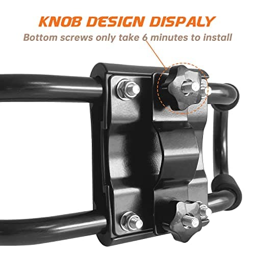 Kayak Roof Rack, 2 Pair J-Bar Roof Rack with 4 Ropes. Heavy Duty Kayak Roof Carrier for Your Canoe SUV and Trucks