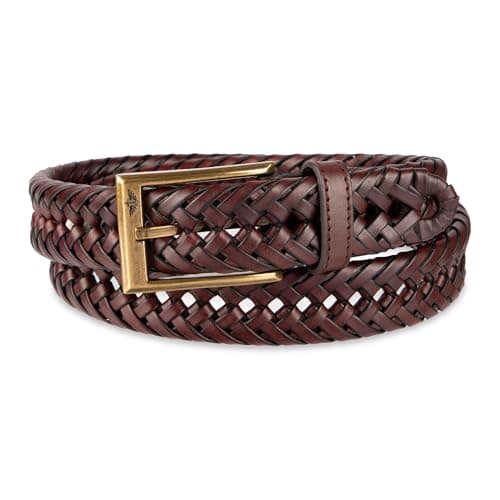 DOCKERS mens Braided Belt