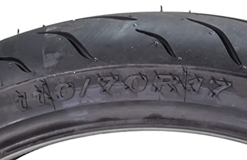 Kenda KM1 (KM001) 110/70R17 Front (54H) & 150/60R17 (66H) Rear Tires for Sport Touring Motorcycles, Radial with High-Speed Stability & Excellent Wet Grip w/Keychain (110/70-17) (150/60-17) (2-Pack)