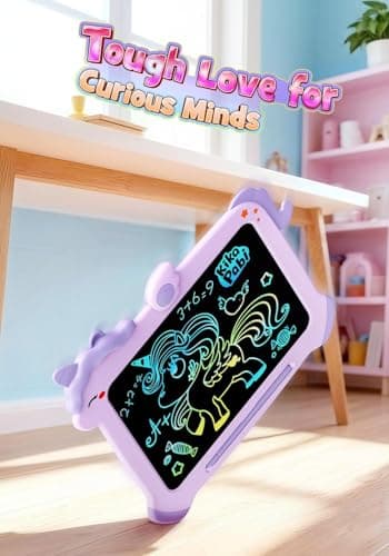 8.5 inch LCD Writing Tablet for Kids, Unicorn Toys Gifts for Girls Aged 3-5, Toddler Girl Kids Educational Travel Toy, Birthday Gift for 3 4 5 6 7 8 9 Year Old Girl (Purple) B0BG1NH1FN