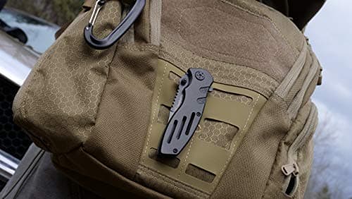 Smith & Wesson Accessories Extreme Ops SWA24S 7.1in S.S. Folding Knife with 3.1in Serrated Clip Point Blade and Aluminum Handle for Outdoor