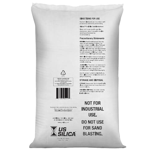 U.S Silica Silurian 20-Grade Silica Quartz Filter Sand for Pool Pump System, 50 lb Bag - White Filtration Media for Crystal Clear and Cleaner Water in Inground & Above Ground Swimming Pools