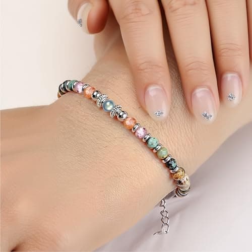 Christmas Stocking Stuffers Mothers Day Birthday Graduation Gifts Ideas Bracelets for Her Women Gifts for Women Moonstone Bracelet Meaningful Present B0FT3V1SVT
