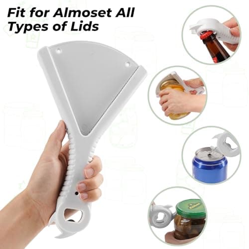 Jar Opener Bottle Opener for Weak Hands, Seniors with Arthritis and Anyone People with Inconvenient Hands,Get Lids Off Easily,Best Gift for Kitchen Gadgets