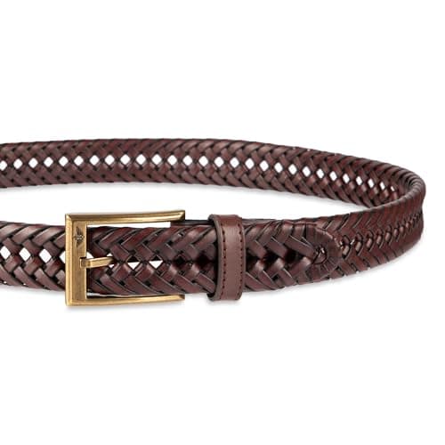 DOCKERS mens Braided Belt