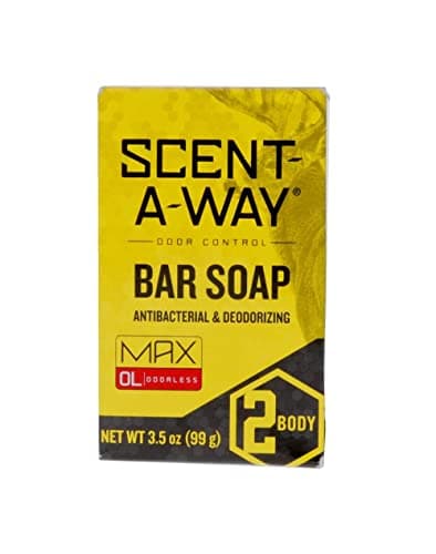 Hunters Specialties Scent-A-Way MAX Bar Body Soap - Hunting Odorless Green Soap Scent Eliminator for Hunters, Trappers, Anglers, and Campers - 3.5 Oz Bar B00TP7N51K