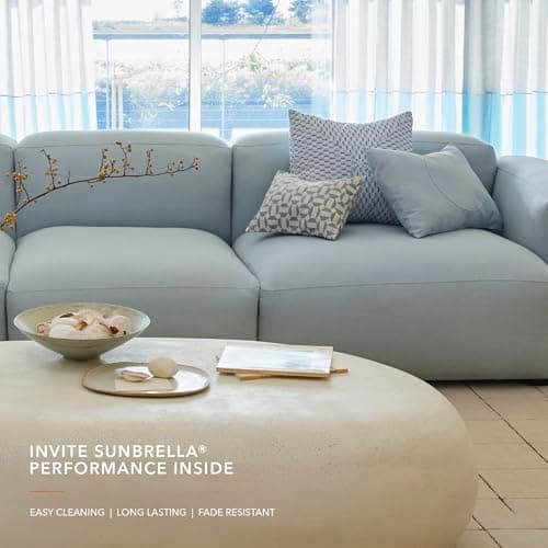 Sunbrella Outdoor Fabric by The Yard | Canvas Taupe | Official Sunbrella Seller | Indoor or Outdoor Upholstery Fabric for Chairs, Cushions, Drapery, Pillows, Furniture