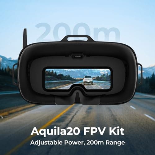 BETAFPV Aquila20 FPV Kit with Altitude Hold Stable Hover, LiteRadio 4 SE Radio Transmitter, VR04 FPV Goggles DVR Supported, 3 Modes 2S Propulsion System Drone RTF for FPV Beginner Fly Indoor Outdoor
