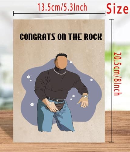Engagement Card With Envelope, Congratulations Gift for Men Women Celebrating Engagement, Wedding and New Marriage Moments Engagement Card for Couples, Congratulations Wedding Gift B0DBHGKLZV