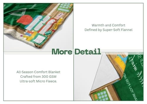 Teacher Throw Blanket - It Takes a Big Heart to Help Shape Little Minds - Gifts for Christmas, Teacher Appreciation, End of School Year, Retirement, Thank You or Birthday - 50"x 60"