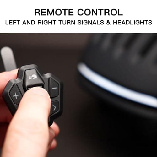 Bike Helmet with Bluetooth, Smart Bike Helmet for Adults Men Women with Built-in Speakers, Auto Brake Blinker, Front and Rear LED Turn Signals Remote Control, Smart Cycling Helmet.