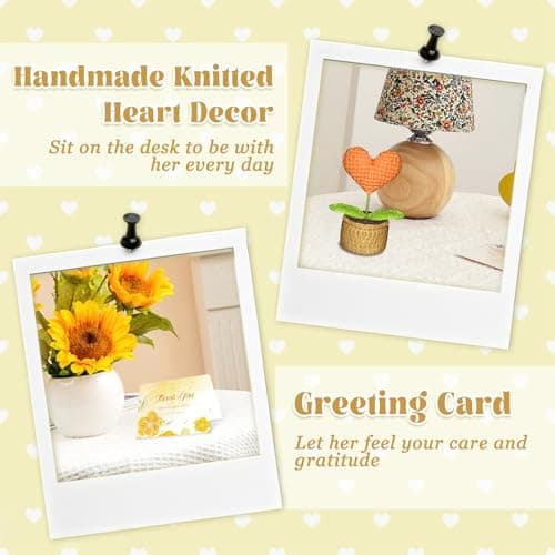 Thank You Gifts for Women, Employee Appreciation Gifts with 16 Oz Glass Cup, Scented Candle, Gift Baskets for Women, Coworker, Teacher, Birthday, Thanksgiving, Christmas, Anniversary (Yellow)