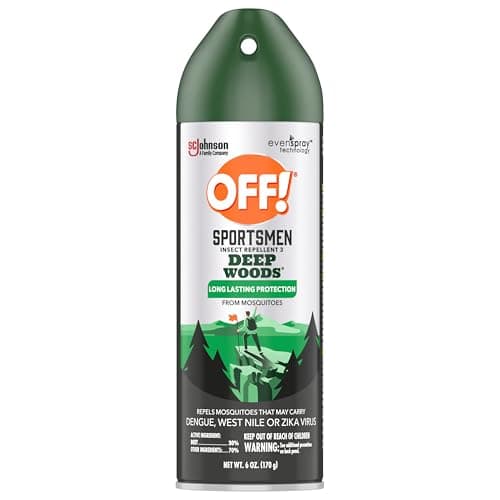 OFF! Deep Woods Sportsmen Insect Repellent Spray for Hunting Camping and Fishing 6 Ounce (Pack of 2)