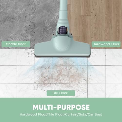 Stick Vacuum Cleaner, Corded Handheld Vacuum Cleaner Mini Electric Broom for Pet Hair Hardwood Floor Cat Litter Cleaning (13ft-Cord)