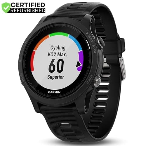 Garmin 010-N1746-00 Forerunner 935 GPS Watch, Multisport, Altimeter, Battery, Black (Renewed) Bundle with 2 YR CPS Enhanced Protection Pack