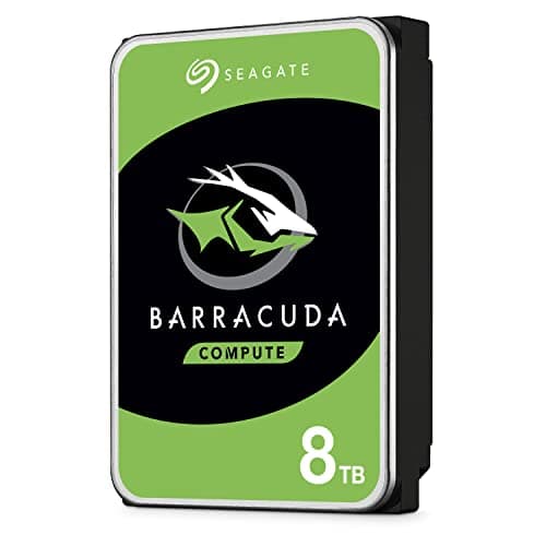 Seagate BarraCuda 8 TB Internal Hard Drive HDD – 3.5 Inch SATA 6 Gb/s, 5,400 RPM, 256 MB Cache for Computer Desktop PC (ST8000DMZ04/004)