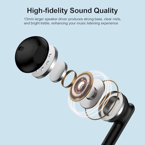 for iPhone 17 Pro Max Air, Earbuds Wireless Earphones for iPhone 16e, 16, 16 Pro Max, 16 Pro, 16 Plus, Bluetooth 5.3 Headphones Ear Buds Headset for 15 14 13 12 11 Mini SE XR X XS Max 8 7