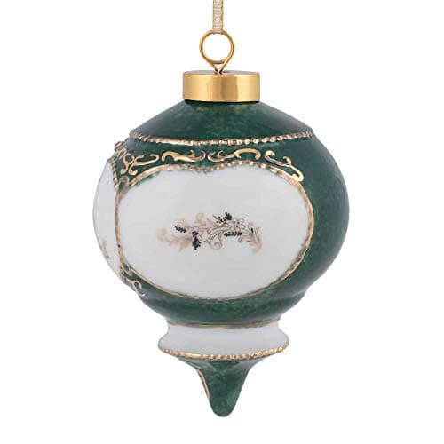 CBE Happy 50th Wedding Anniversary Victorian 4.5 Inch Porcelain Hanging Ornament B06XHQ5J2W
