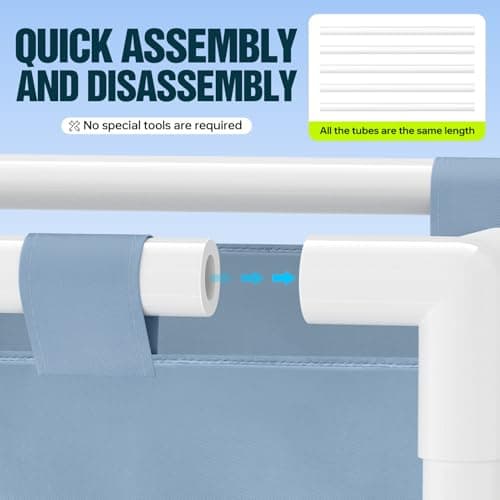 Pool Float Storage - Outdoor Pool Toy Storage Organizer for Pool Noodles, Toys, Floats, Beach Balls, and Equipment, Above Ground Pool Accessories, Rolling Outdoor Pool Storage Bin with Zipper Design