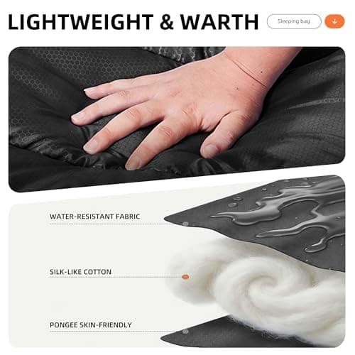 Sleeping Bags for Adults Cold Warm Weather,Backpacking Compact Lightweight Camping Sleeping Bag with Compression Sack for Kids,Camping Essentials Gear for Hiking,Travel,Climb,Outdoor, Indoor