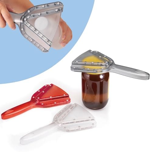 Jar Opener for Weak Hand & Seniors with Arthritis,Easy Twist Off Bottle Caps,Patent | Unique Kitchen Gadgets, Christmas Gifts for Elderly/Women/Men (Blue)