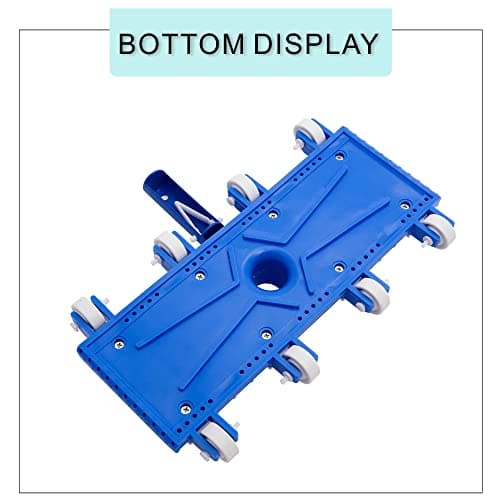 Uoark Pool Vacuum Head with Wheels, 14" Heavy Duty Head, Pool Vacuum Head Suitable for Above Ground and inground Pools(Pole not Included)