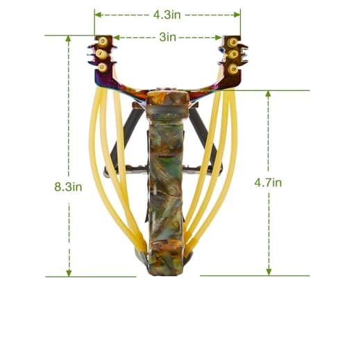 Stainless Hunting Slingshot High Velocity Catapult Slingshots Most Powerful Professional Outdoor Slingshots